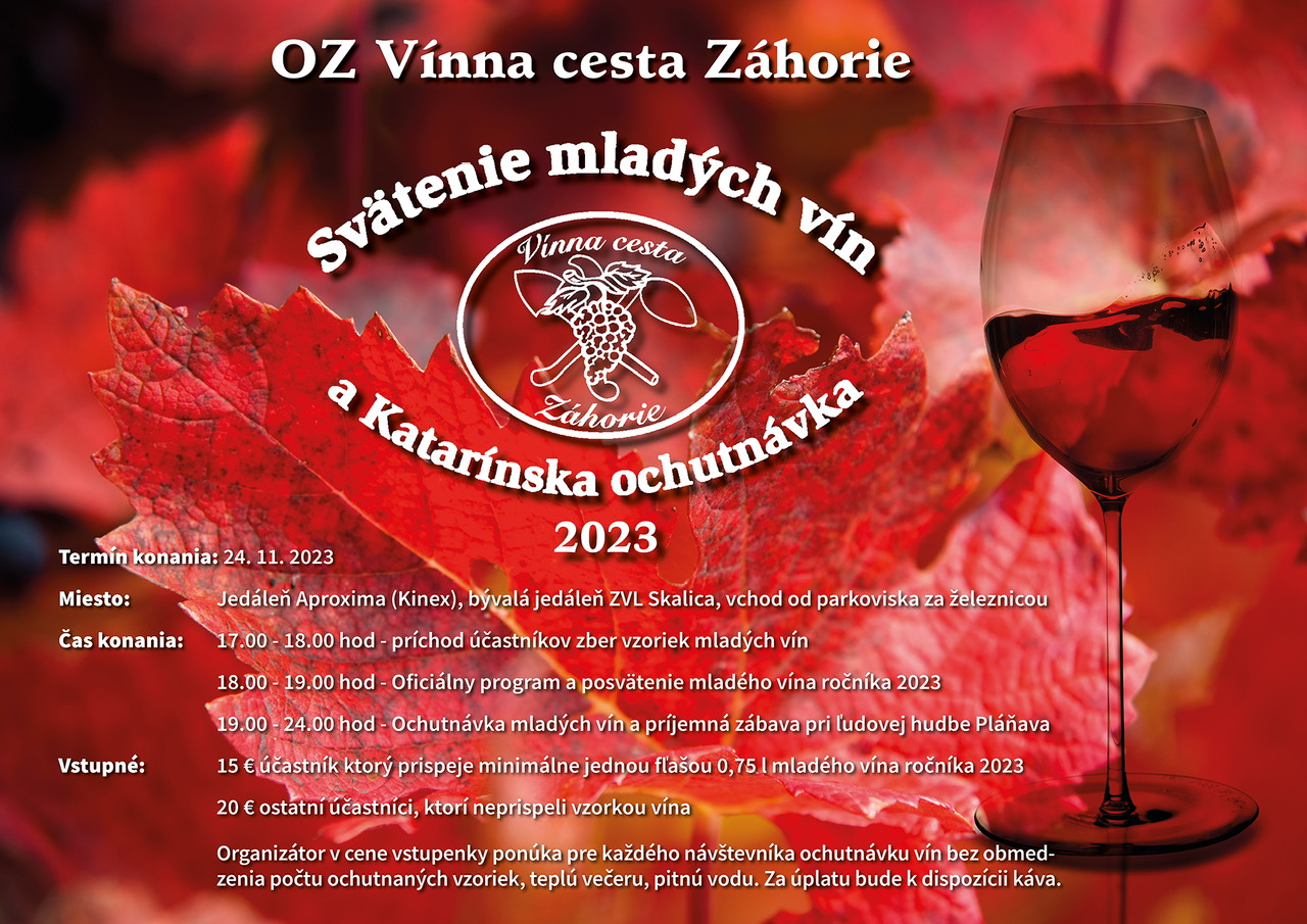 Svätenie mladých vín a Katarínska ochutnávka 2023, Skalica